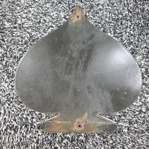 Vintage Rat Fink Porcelain Sign Ed‎ Roth Hot Rod Ace Of Spades Design Gas/Oil - Picture 8 of 12